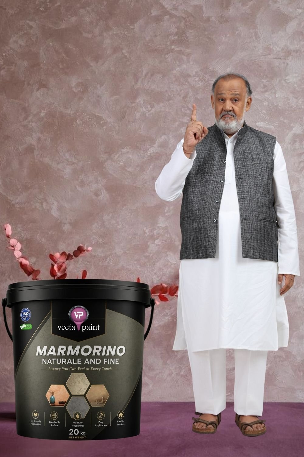 Marmorino Texture Bucket